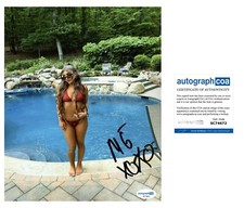 MILANIA GIUDICE SIGNED REAL HOUSEWIVES DAUGHTER TERESA 8x10 PHOTO - ACOA COA picture