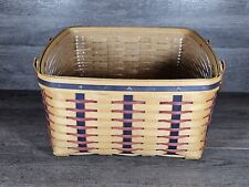 Longaberger 2003 PROUDLY AMERICAN WASH DAY Basket And Protector  picture