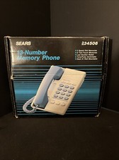 NEW, NOS NOB Vintage SEARS 13 Number Memory Phone New Old Stock Model #334506 picture