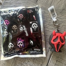 NEW 2026 Spirit Halloween Ghost Face Bag Charm EXCLUSIVE A Red Devil NWT picture