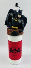 Vintage 2002 Six Flags Batman Souvenir Cup - 3D Character Bust Topper DC Comics picture