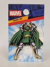 Enamel Pin - Marvel Dr. Doom Classic Comic Cartoon Embossed Lapel Badge NEW picture