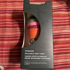 Brand New in Box Starbucks Reusable Hot Cups- Color Change (6 Cups) picture