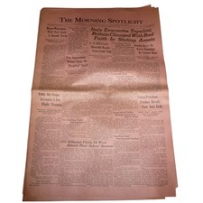 1941 The Morning Spotlight Newspaper Hastings Nebraska WWII Era Chevrolet Ad picture