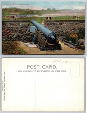 Vintage Roaring Meg Londonderry Postcard Valentine's Series Cannon picture