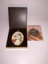Vintage Peter Bates Miniature Portrait Swinburne Children Richmond England Boxed picture