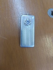Antique Sterling Silver Masonic Free Mason Calling Card Case picture