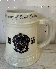 UNIVERSITY OF SOUTH CAROLINA STEIN 1955 9” TALL BALFOUR CERAMIC VINTAGE 🆓📬 picture