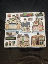 Vintage Christmas Traditions 27 Piece Lighted Victorian Village Set picture