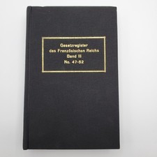 1805 Napoleon Code Napoleon Italy French German Bilingual Imperial Laws Original picture