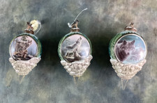 Bradford Editions  Call of the Wilderness Set of 3 Ornaments picture