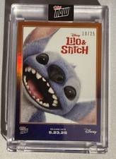 2025 Topps Now Disney #LS Lilo & Stitch Orange Foil #10/25 picture