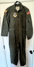 US Air Force Flyer Coveralls Fire Resistant (MIL-C-83141A) Size 40R w Patches picture