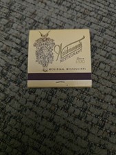 Vintage 1970s Weidmann's Restaurant Meridian, MS Matchbook W/Matches picture