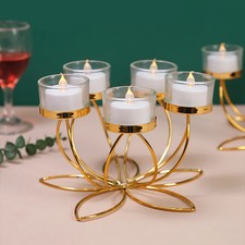 Metal Candlestick Holder for Romantic Candlelight Dinner Table Decoration picture