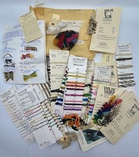 Vintage Yarn Sample Cards Textile Mill Ephemera Scott’s Woolen Mill picture