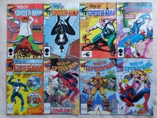 Web of Spider Man comics ............ lot of 30, all 1st series picture