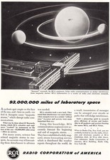 1948 RCA: Laboratory Space Vintage Print Ad picture