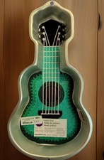 Wilton GUITAR w/ Options Cake Pan Mold #2105~570 w/ Instructions New Old Stock picture