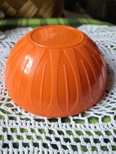 Vintage Catherine Holm Lotus Bowl Orange Plastic DEKA 602 picture