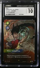 CGC 10 GEM MT Ahri Nine-Tailed Fox 2025 Riftbound Origins Overnumbered #303/298 picture