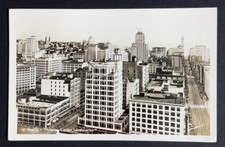 Seattle Shopping Center Washington WA c1940s Real Photo Postcard RPPC Aerial picture