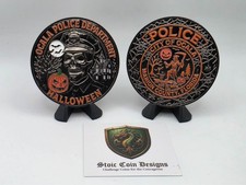Ocala Police Department 2026 Halloween Challenge coin 2.25