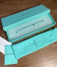 Tiffany Blue Ballpoint Pen Diamond Texture Sterling Silver 925 picture