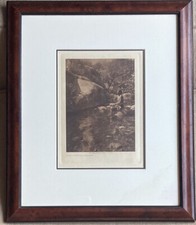 On The South Tule River Reservation Edward Curtis 1924 Photogravure On Tissue picture