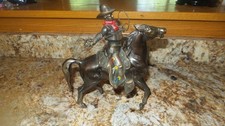 Vintage K&O USA Western Cowboy Rodeo Horse Statue picture