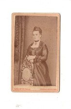 Hermann Meyer CDV Photo Fine Lady - Cottbus 1870s picture