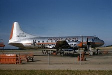 1955 AMERICAN AIRLINES CONVAIR CV240 N94238 AKRON CANTON AVIATION AIRPLANE PHOTO picture