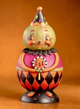 Bethany Lowe X Johanna Parker Halloween JACKIE GREEN-O-WEEN Jar #JP409 NEW picture
