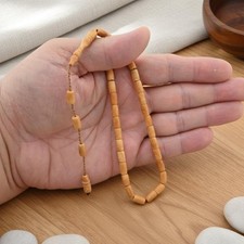 Small Cylinder cutting Natural Kuka tree 33 beads Tasbih, prayer beads 201415 picture