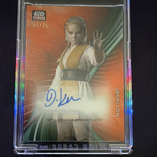 Topps 2025 Star Wars Chrome Galaxy Jecki Lon Autograph Dafne Keen GA-DK /25 picture
