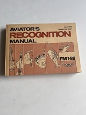 Aviator’s Recognition Manual No. 1-88 Vintage 1980 Army Field Manual Paperback picture