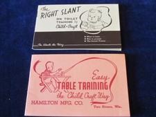 Vintage Hamilton Mfg Co Two Rivers Wisconsin 2 Child Craft Training Bklts B142 picture