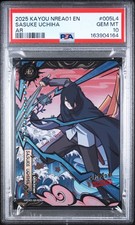 2025 Kayou Naruto earth scroll 1 #005L4 Sasuke Uchiha PSA 10 picture