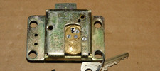 Vintage Payphone Pay Phone Lock with key picture