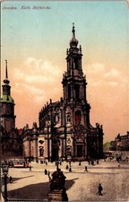 Vintage Postcard Germany Saxony Dresden Katholische Hofkirche Cathedral picture
