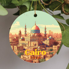 Egypt Cairo City, Travel Souvenir, Cairo Egypt Vacation, Honeymoon, Ornament picture