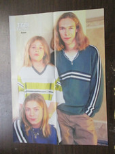 HANSON & BACKSTREET BOYS QUAD FOLD CENTERFOLD PIN UP TEEN MAGAZINE CLIPPING F54 picture