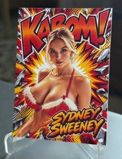 Sydney Sweeney sexy Art Card Blank Back All New picture
