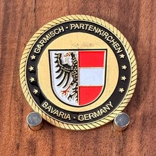 Bavaria Germany Garmisch Crest Map Motif Challenge Coin M#15 picture