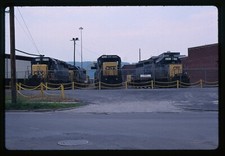 Railroad Slide - CSX #8196 #7629 #8364 Locomotive 1997 Cumberland Maryland x3 picture