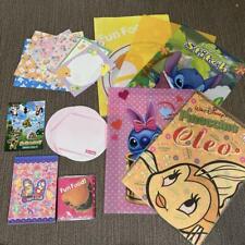Vintage Disney Memo Pads, Clear Files, Character Stickers, Etc. Sold In Bulk picture