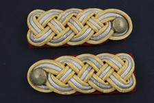 Pair of German World War II Army HEER General WWII Shoulder Boards picture