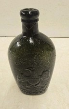 Antique Civil War Era Willington Glass Co Conn 1/2 Pint Liberty Bottle READ picture