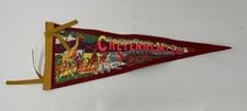 Vintage Cheyenne Mountain Zoo Colorado Springs Pennant 17” N25 picture