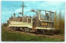 Seashore Trolley Museum 'Golden Chariot' Postcard picture